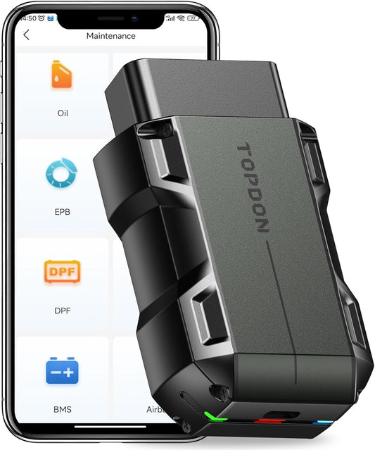 Topdon - Diagnosis de coches multimarca conexión bluetooth